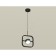AMBRELLA LIGHT, TRADITIONAL DIY, XB9119102, GX53, Black Sand color, graphite polished.