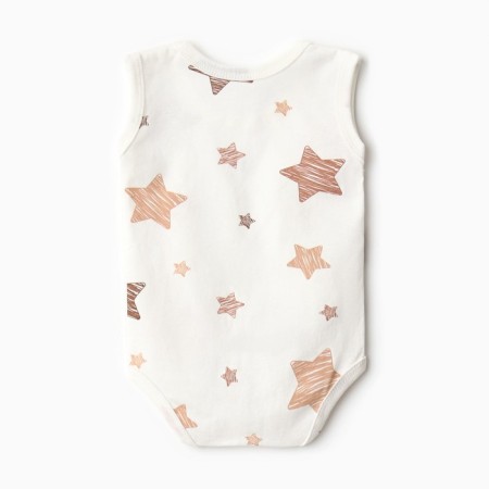 Body Bloom Baby sleeveless stars, p. 68 cm, milk-3
