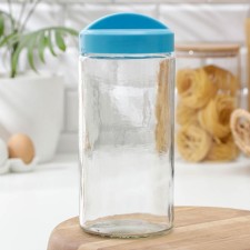 Bank for bulk products Avena, 1.5 l, color Blue lagoon