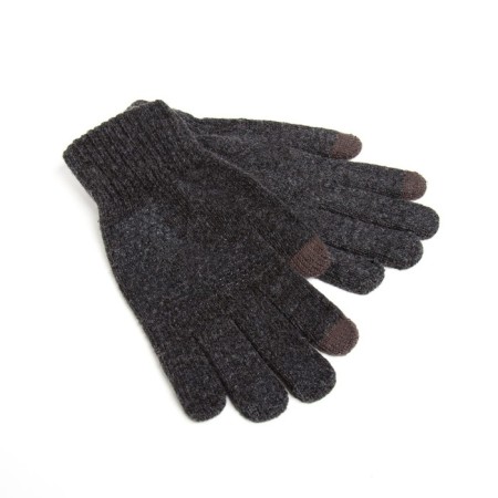 Men's gloves minku is plain, col. Gray, rr 9-10 (22-24 cm)-1