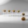 Jars for storing beads, d = 3 × 4.5 cm, 5 pcs