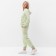 Women's costume (sweatshirt, trousers), pale green color, size 54