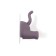 Self -adhesive hook CAPPIO MUMURING, one -rOC, purple