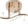 Akvil chandelier 2he27 40W gold 48x26 cm