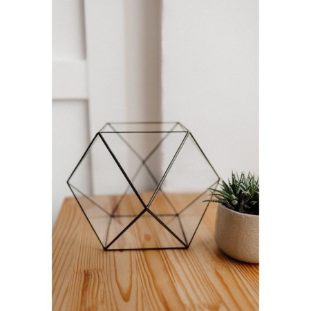 Florarium "Kuboktahedr", seams copper