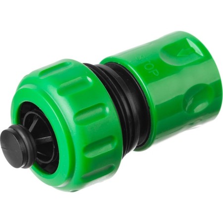 Connector with Aquastop, 3/4 "(19 mm), fast -fast connection, plastic