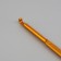 Knitting hook, bilateral, d = 3/4 mm, 13 cm, gold color