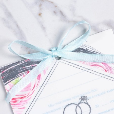 Wedding invitation: with an envelope "Tenderness", 10 x 15 cm-5