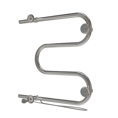 Electric towel "Sanprise" M-shaped, 500x500 mm, side connection, chromium-5