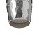 Barrel lamp GU10 silver 6x6x12 cm
