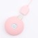Vibroyaite with a vacuum-wave clitoris stimulant, Power Bank, Soft silicone, pink