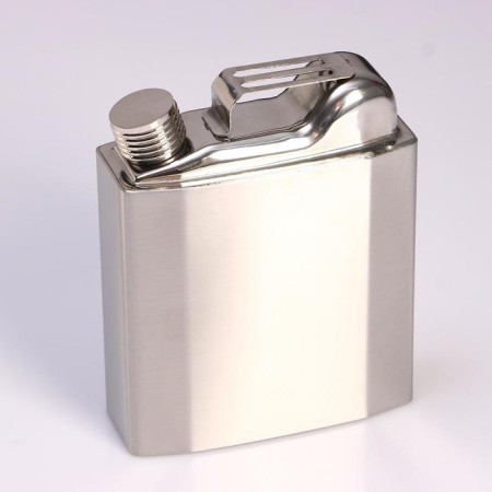 Flood for alcohol "USSR", stainless steel, cover, gift, 540 ml-1