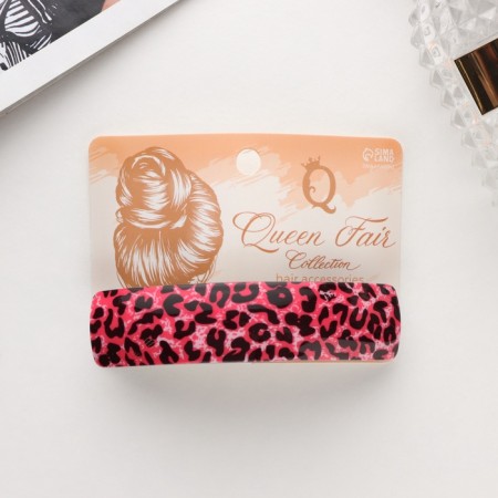 Hair hairpin "Silva" Leo Print Color, 9 cm, mix-3