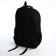 Young backpack from textiles with a zipper, 4 pockets, black/white color