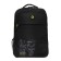School backpack, 39 x 26 x 19 cm, Grizzly, ergonomic back, laptop department, black