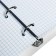 A notebook on the rings of A5 120 sheets in the Calligrata cage "Blue marble", plastic cover, offset unit