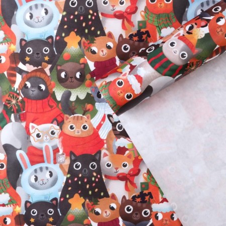 Paper Crafts "cats", 50 x 70 cm, new year-1