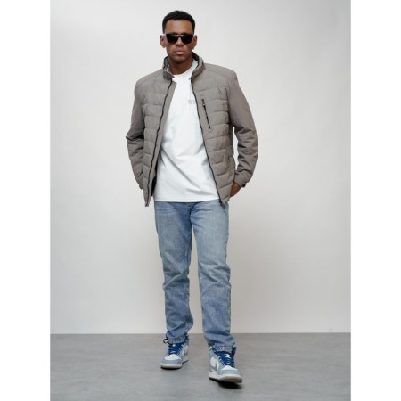 Male spring jacket, size 50, gray color-13
