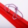 Folder for thesis (without inscription) boomvinyl, scallops/suture, without paper, red (capacity up to 300 sheets)