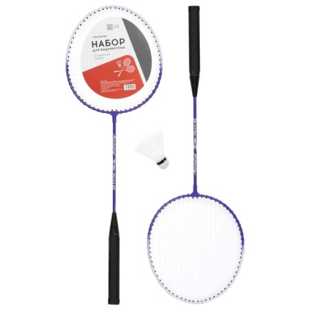 ONLYTOP Badminton Set: 2 rackets, Volan, Mix colors-3
