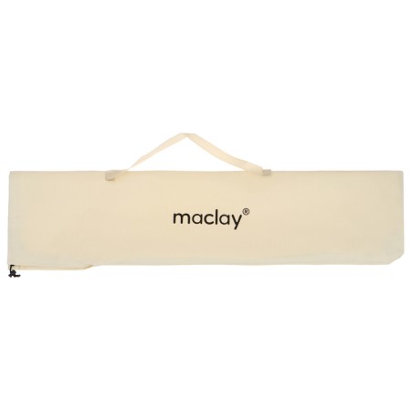 Folding chair with a cup holder 48 x 48 x 76 cm, up to 100 kg, beige color-10