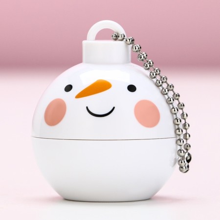 Lip balm "Snowman", 3.5 g, vanilla aroma, new year-1