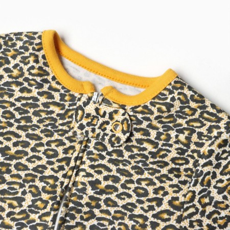 Combineson children's (3 pcs.), Orange/leopard/white color, height 86 cm-1