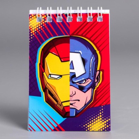 Notepad A7, 32 sheets on the crest "Avengers. Superheroes"-3