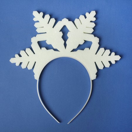 Carnival rim "snowflake", foam-3