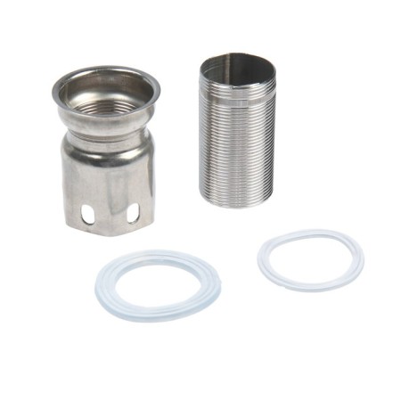 Zein ZS-3 sink mixer, high, 35 mm cartridge, stainless steel, satin-5