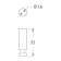 CREL-COMPLEK 2 pcs 5.5 cm, chrome artwelle