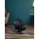 Figure "Hippo", polystone, 41 cm, black matte color