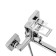 MILARDOCTIC ATLSBLCM10 bathtub mixer, pour 385 mm, chrome