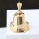 Valdai bell "vertebra No. 5", polished, with a short handle, d = 53 mm