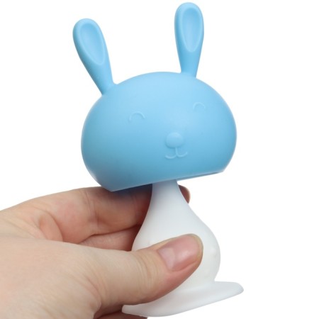 A set of silicone teeters "My Bunny", with a rattle, 3 pcs, in the case, Kroshka I-8
