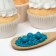 Confectionery sprinkling "pearls", dark turquoise, 50 g