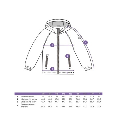 Vetrovka for the boy PlayTode, height 152 cm-9