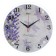 Wall clock, interior: flowers, "dragonflies", silent, d-30 cm