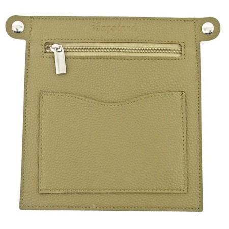 Women's bag B2816-02140, green color, genuine leather, 31x8x33 cm-2