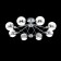 Silvia 8x60W E14 chandelier chrome