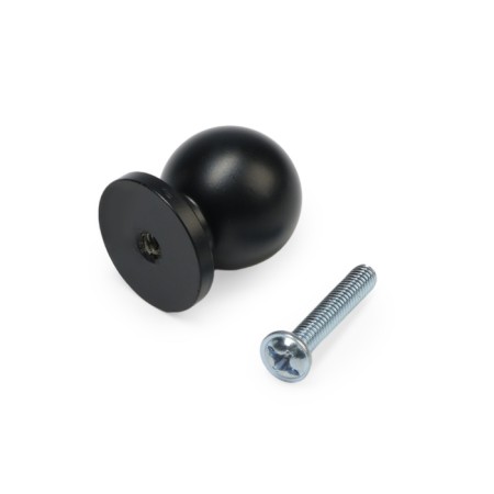 Handle button Cappio RK146, D = 20 mm, black color-5