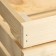 Kashpo - wooden box 30x20x14.5 cm pine