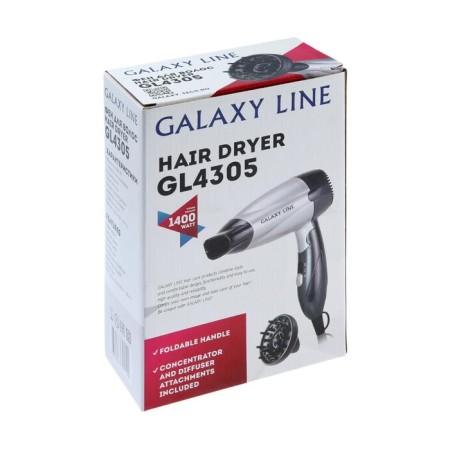 Halaxy GL 4305, 1400 watts, 2 speeds, 1 temperature regime, silver-5