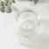 Bank for candles glass with a “pot -bellied” lid is a transparent 200 ml 7x7x7.5 cm