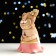 Bell "cat in a dress", ceramics