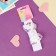 Hair bandage "chosen" butterflies overflow, 16x3 cm, white
