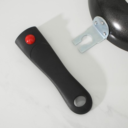 Forever pan, D = 18 cm, removable handle, anti -stick coating, black color-4