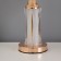 Table lamp "Yasmin" 1x40W E27 1x3W LED gold 25x25x43cm