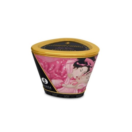 Candle - aromatic massage for shunga "rose", 170 ml-7