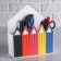 Kashpo wooden 18 × 7 × 20.4 cm envelope "pencils", white